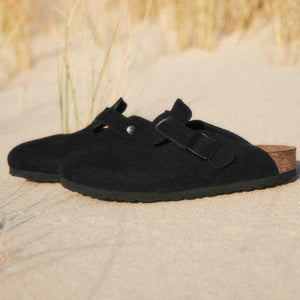 בירקנשטוק כפכפי נשים בוסטון Birkenstock Boston BS Black