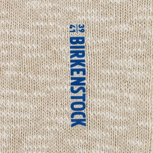 Birkenstock Cotton Slub W Beige White גרבי בירקנשטוק לנשים