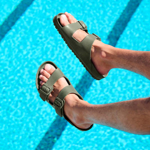 Birkenstock Arizona EVA Khaki בירקנשטוק כפכפי גברים אריזונה חאקי