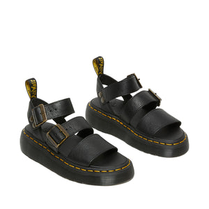 Dr. Martens Gryphon Quad Black סנדלי ד"ר מרטינס לנשים