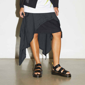 Dr. Martens Gryphon Quad Black סנדלי ד"ר מרטינס לנשים