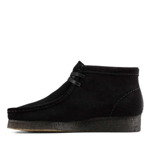 Clarks Wallabee Boot. Black Women מגפי נשים קלארקס