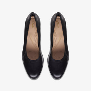 Clarks Freva 55 Court Black נעלי עקב לנשים