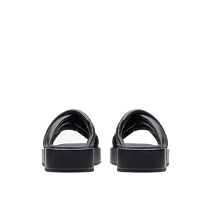 Clarks Alda Glide Black Leather כפכפי קלארקס לנשים