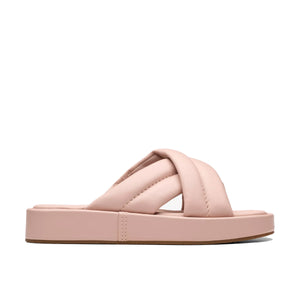 Clarks Alda Glide Light Pink Lea כפכפי קלארקס לנשים