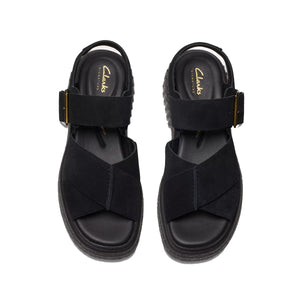 Clarks Evamar Wish Black Sde סנדלי קלארקס לנשים