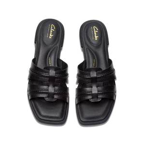 Clarks Ariany Mule Black Leather כפכפי נשים קלארקס