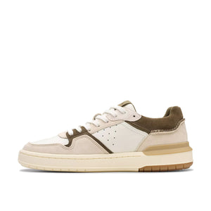 Clarks Courtlite2 Lo Dark Olive Combi נעלי סניקרס קלארקס לגברים