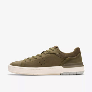 Clarks Courtlite2 Run Olive Nubuck נעלי סניקרס לגברים
