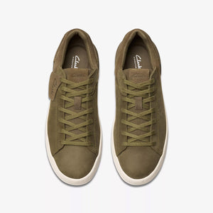 Clarks Courtlite2 Run Olive Nubuck נעלי סניקרס לגברים