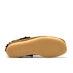 Clarks WBWedge Fringe Light Tan Women מגפי קלארקס לנשים