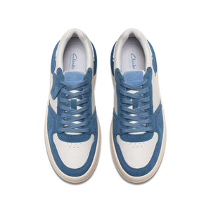 Clarks Men Courtlite2 Lo Blue Combi סניקרס קלארקס לגברים