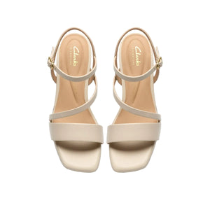 Clarks Serina35 Strap Cream נעליי עקב קלארקס לנשים