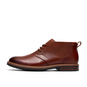 Clarks Aldwin2 Chukka Tan Leather Tan Leather מגפי גברים קלארקס