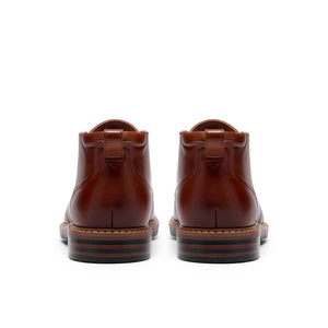 Clarks Aldwin2 Chukka Tan Leather Tan Leather מגפי גברים קלארקס