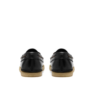 Clarks Godney Boat Black נעלי קלארקס מוקסין לנשים