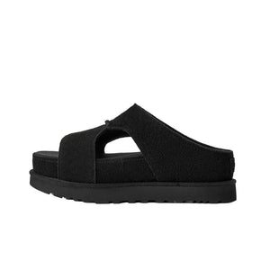 UGG Goldenstar Hi Cutout Slide Black כפכפי אגג גולדנסטאר לנשים