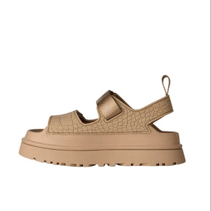UGG GoldenGlow Embossed Mustard Seed סנדלי אגג נשים