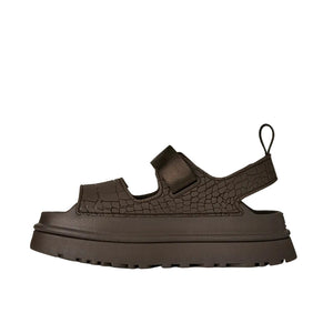 UGG GoldenGlow Embossed Dense Smoke סנדלי גולדנגלואו לנשים