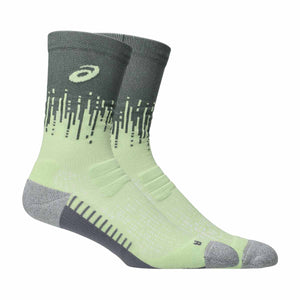 Asics Performance Run Crew Sock Unisex Monument Blue Jasper Green גרבי אסיקס לריצה