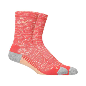 Asics Performance Run Sock Crew Coral Reef גרבי ריצה יוניסקס
