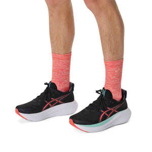 Asics Performance Run Sock Crew Coral Reef גרבי ריצה יוניסקס