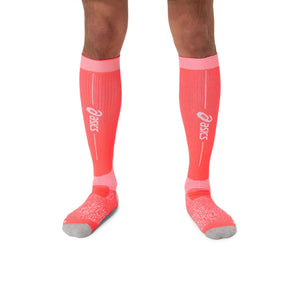 Asics Performance Run Compression Sock Flash Red גרבי אסיקס לריצה