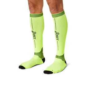 Asics Performance Run Compression Sock Safety Yellow גרבי אסיקס