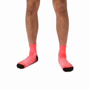 Asics Performance Run Quarter Sock Unisex Flash Red גרבי אסיקס לריצה