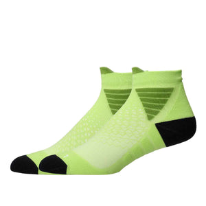 Asics Elite Fujitrail Quarter Sock Unisex Lime Green גרבי ריצה מקצועיים