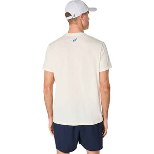 Asics Court Core Graphic Cap Unisex Cream Unisex כובע טניס יוניסקס