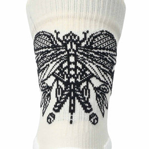 Asics Game Seasonal Graphic Crew Sock Unisex Cream גרבי טניס יוניסקס