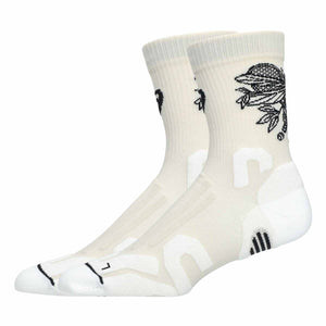Asics Game Seasonal Graphic Crew Sock Unisex Cream גרבי טניס יוניסקס