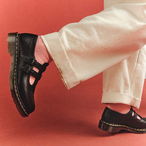Dr. Martens 8065 Mary Jane Black מוקסין ד"ר מרטנס לנשים מרי ג'יין
