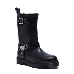 Dr. Martens Anistone Hi Pull On Boot Unisex מגפי ד"ר מרטינס אניסטון שחור