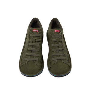 Camper Beetle Green Recycled Cotton and Nubuck Ankle Boots for Men נעלי גברים קמפר