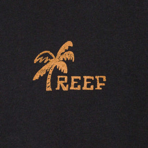 Reef Checker Tee Black חולצת ריף לגברים
