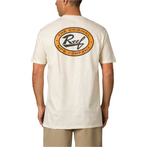 Reef Auto Tee Cream חולצת ריף לגברים