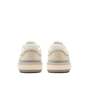 Clarks Courtlite2 Lo Off White Suede נעלי סניקרס קלארקס לגברים