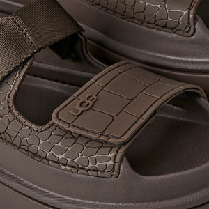 UGG GoldenGlow Embossed Dense Smoke סנדלי גולדנגלואו לנשים