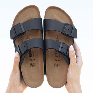 בירקנשטוק כפכפי נשים אריזונה שחור Birkenstock Arizona Black