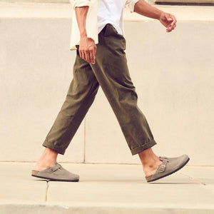 Birkenstock Boston SFB VL Taupe בירקנשטוק כפכפי יוניסקס בוסטון טיופ