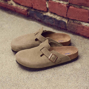 Birkenstock Boston BS Taupe בירקנשטוק כפכפי נשים בוסטון טיופ