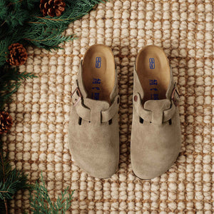 Birkenstock Boston BS Taupe בירקנשטוק כפכפי נשים בוסטון טיופ