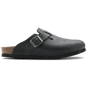 בירקנשטוק כפכפי נשים בוסטון Birkenstock Boston Oiled Leather Black