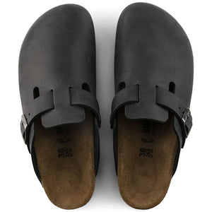 בירקנשטוק כפכפי נשים בוסטון Birkenstock Boston Oiled Leather Black