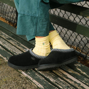 UGG Tasman II Black Men כפכפי טאזמן שחור לגברים