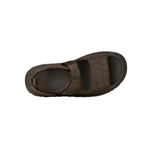 UGG GoldenGlow Embossed Dense Smoke סנדלי גולדנגלואו אמבוסד אפור