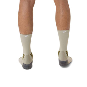 Asics Elite Fujitrail Crew Sock Unisex Khaki גרבי ריצה גבוהים