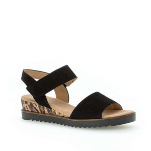 Gabor Black strappy sandals סנדלי גאבור לנשים